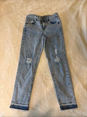 Cat & Jack Light Blue Distressed Kids Jeans